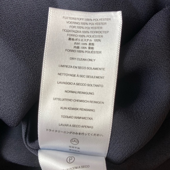 MICHAEL, MICHAEL KORS Black Silk Dress Gold Detail | Size Small - Picture 10 of 11